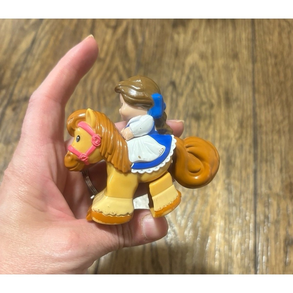 Little People Klip Klop Disney Cottage Belle Blue Dress Fisher Price
